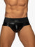 Addicted Fetish ADF133 Front Reißverschluss Brief Schwarz