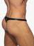 Addicted Fetish ADF209 Runde Schnalle Rub Thong Schwarz 