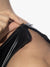 Addicted Fetish Schulter Reißverschluss abreiben  Tanktop Schwarz