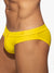 Addicted Fetish ADF150 Allover Zip Swim Brief Yellow