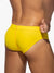 Addicted Fetish ADF150 Allover Zip Swim Brief Yellow