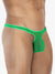 Cut4Men Glow Micro String Bulge Mesh Green