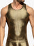 ES Collection TS330 Art Deco Metallic Tanktop Golden