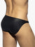 ES Collection Glänzender recycelter Rippenbikini schwarz
