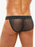 Vivendi glamouröser Rüstung Tanga -Modus Brief Schwarz