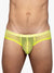 Sukrew Underground Sheer Low Rise Brief Acid Yellow