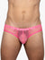 Sukrew Underground Sheer Low Rise Brief Electric Pink
