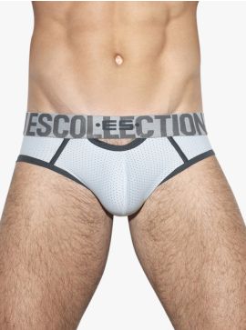 ES collection Double Opening Mesh Brief